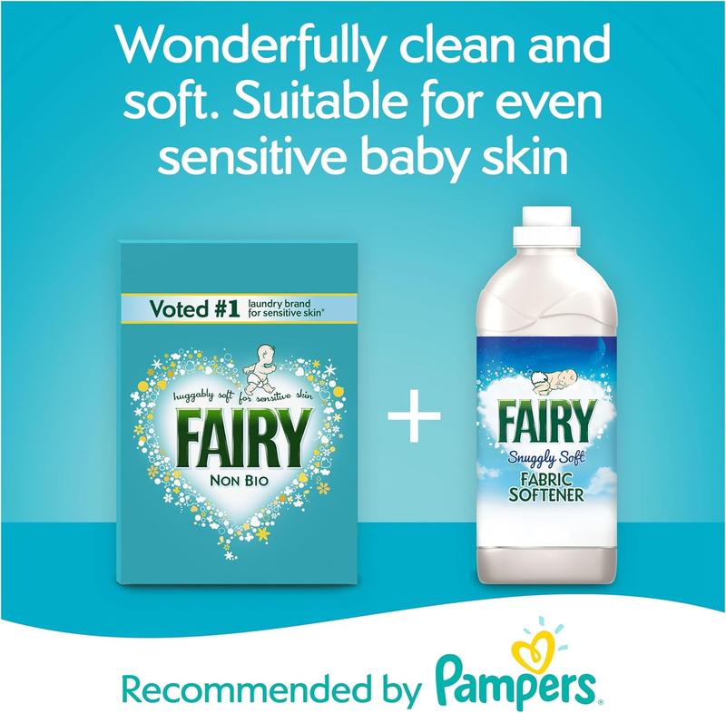 Product Introduction of Fairy Non Bio Washing Powder 4.4kg, 80 Washes, for Sensitive Skin, with Anti-residue Technology 5