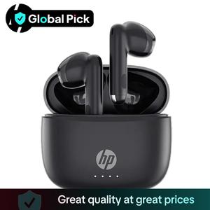 HP Wireless Semi-in-ear Earbuds, Half-in-ear Design True Wireless Headphones, IPX4 Waterproof Wireless Waterproof Earbud Headset Bass, Electronic Sports Headphones, Noise Cancelling Headphones, Audio, Wireless Earphones