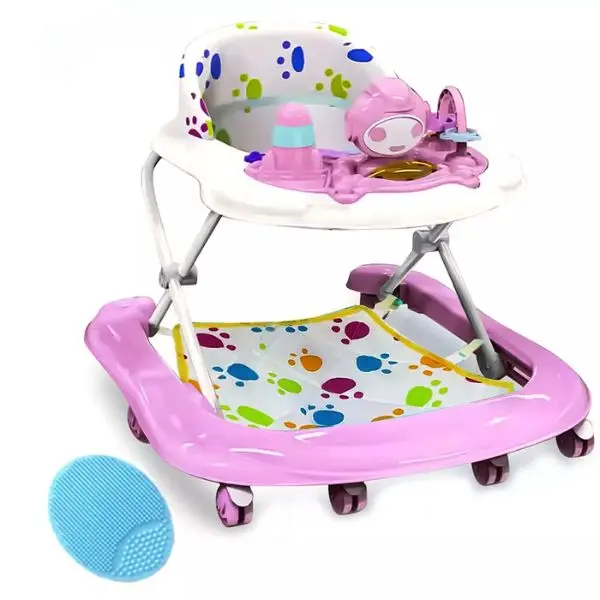 Baby Walker & Bouncer | First Steps Push Along | 2-in-1 Activity Music Ride-On Car | Interactive Baby Walking Aid | Lights & Sounds | Toddler Learning Walker | Fun Melody Play | Sturdy & Safe Baby Push Car | Early Development Toy | UK Stock