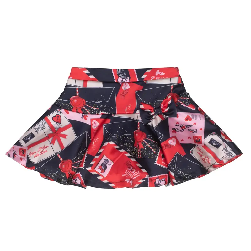 AW24 A Dee Girls With Love Roxy Red Skirt Set 5