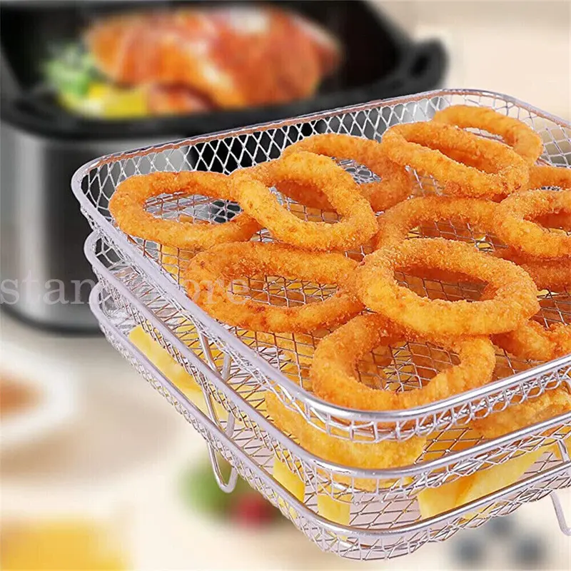 Air Fryer Dehydrator Racks Tray Accessories Stainless Steel Air Fryer Basket 3