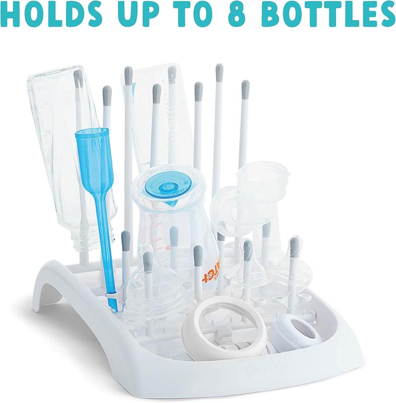Fold Deluxe Baby Bottle Drying Rack & Holder | Dishwasher Safe| Baby Bottle & Water Bottle Drying Rack | Bottle Holder & Baby Bottle Rack | Baby Bottle Stand for Washing Up 3