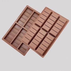 6-hole Rectangular Chocolate Silicone Mold, Baking Mold, Cake Decorating Mold, DIY Chocolate Mold for Home Kitchen Party