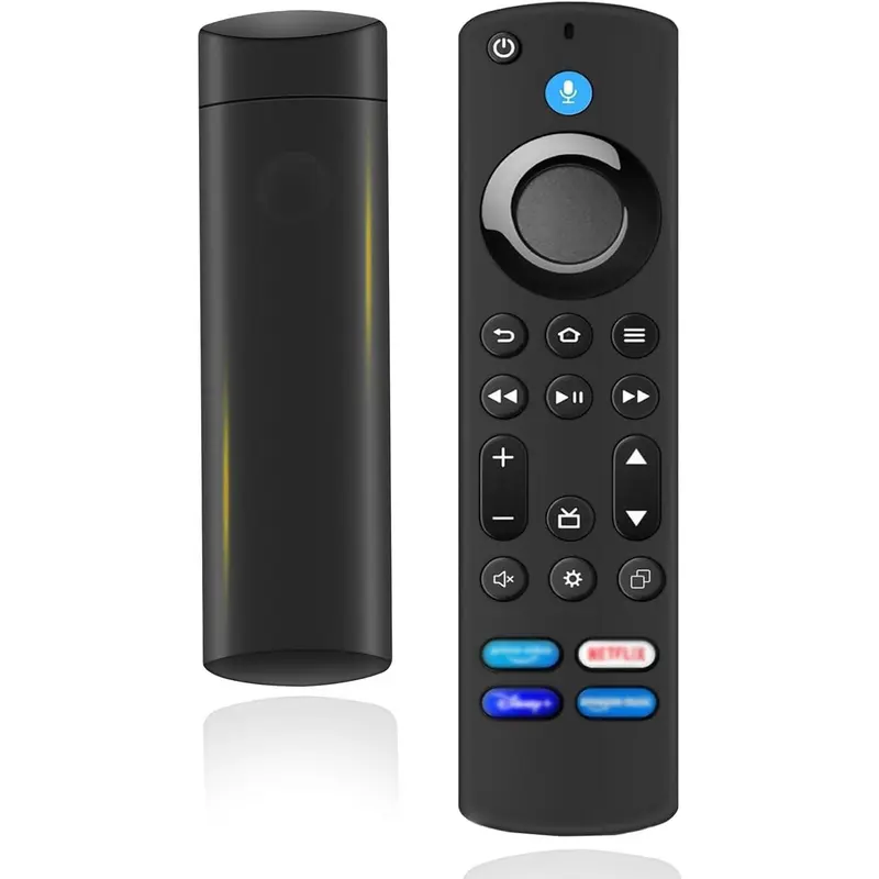COVEIST Fire Stick Remote Control- Replacement Voice Firestick Remote for AMZ Smart TV Fire Stick (2nd Gen, 3rd Gen) and Fit for Smart TVs Cube (2nd Gen & 2nd Gen),4 Preset Buttons 0