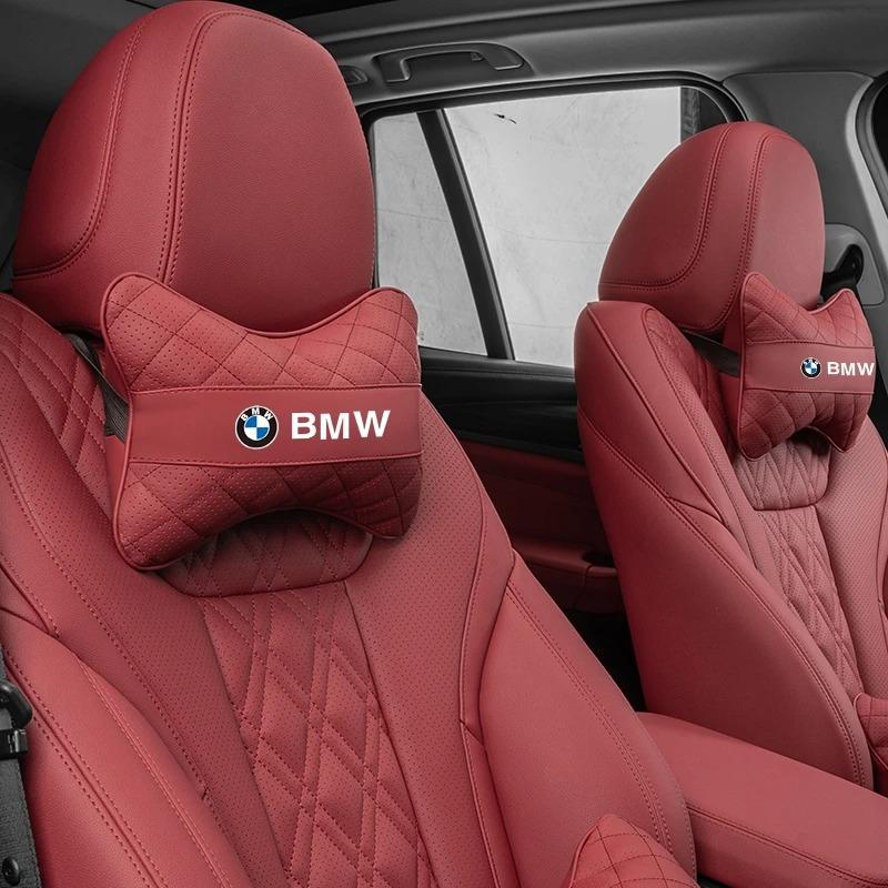 1 pcs Car Accessories Seat Headrest Neck Pillow For BMW i8 Z4 Z8 X1 X2 X3 X5 X4 X6 X7 G30 G20 G32 G11 G12 F40 F30 F20 F10 F34 F07 F44 4