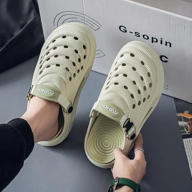 Men's Outdoor Sports Sandals, Casual Comfortable Breathable Platform Non-slip Wear-resistant Sandals for Beach, Camping, Hiking, Fashionable Shoes for Outdoor Activities, Footwear 5