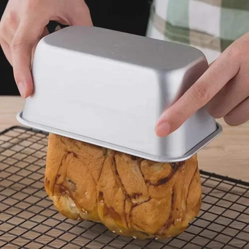 Aluminium Alloy Rectangular Bread Mold Non-Stick Cake Pan Mini Toast Mold Cake Baking Tray Loaf Kitchen Baking Tools Bakeware 3
