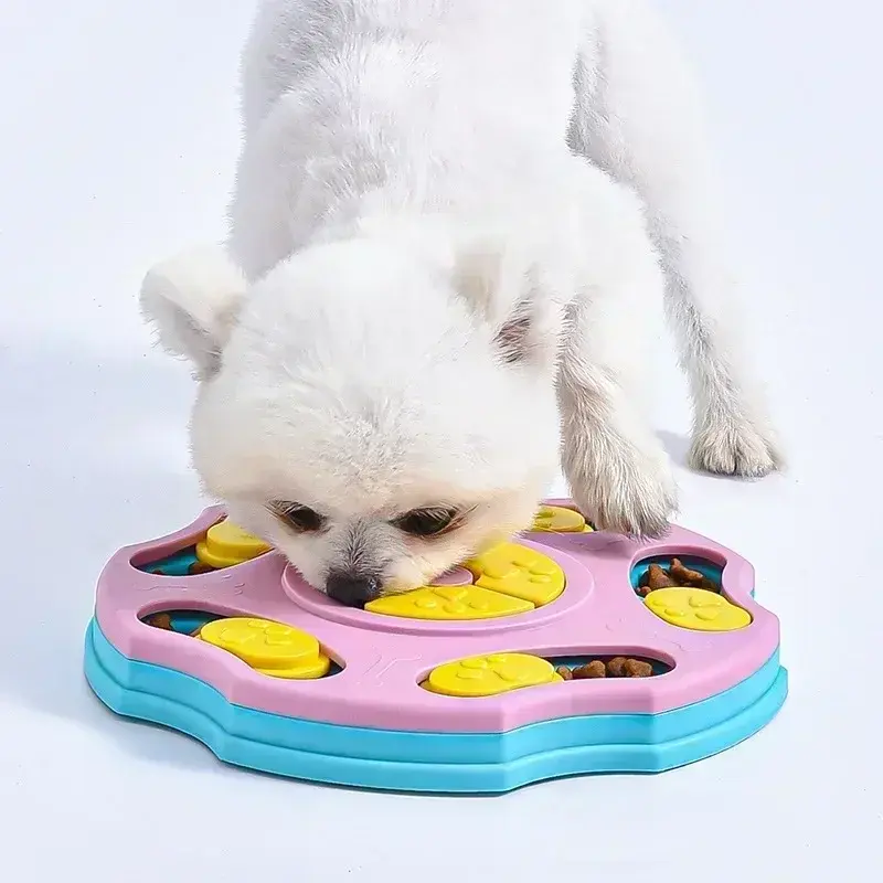Dog Puzzle Toys Slow Feeder Interactive Increase Puppy IQ Food Dispenser Slowly Eating NonSlip Bowl Pet Cat Dogs Training Game 2