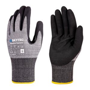 SKYTEC Sapphire Supreme Ultra Lightweight Extreme Cut Resistant Safety Work Gloves