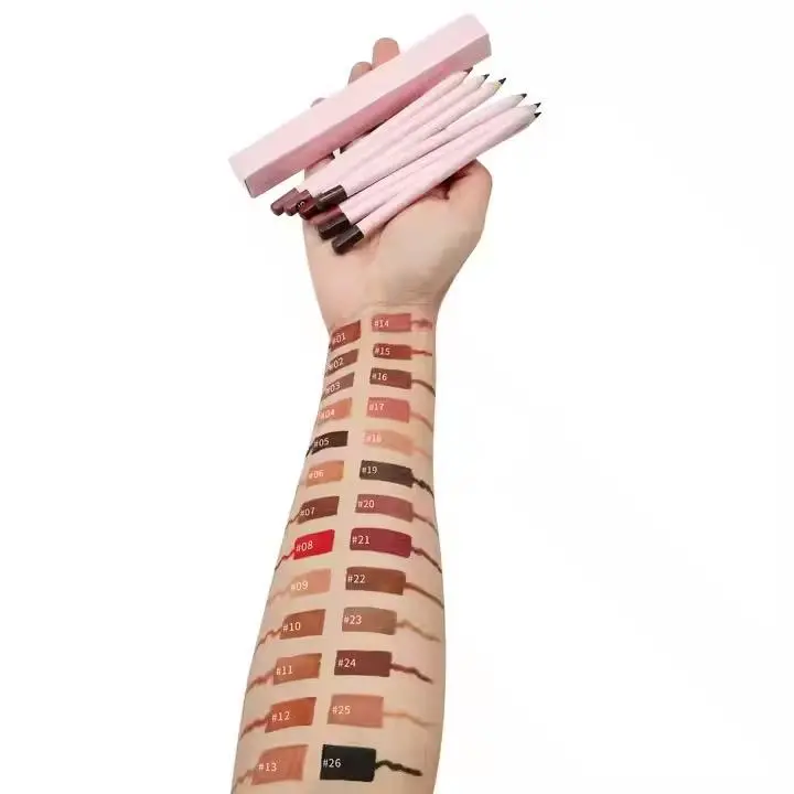 Long Lasting Lip Liner Combo – Natural Smooth Lip Cosmetic Set with Brown, Cappuccino & Wherever Walnut Shades – Daily Makeup Inspired by Mario, Patrick Ta, Refy & Poundland – Lipliner + Lip Oil Duo Cosmetic 7