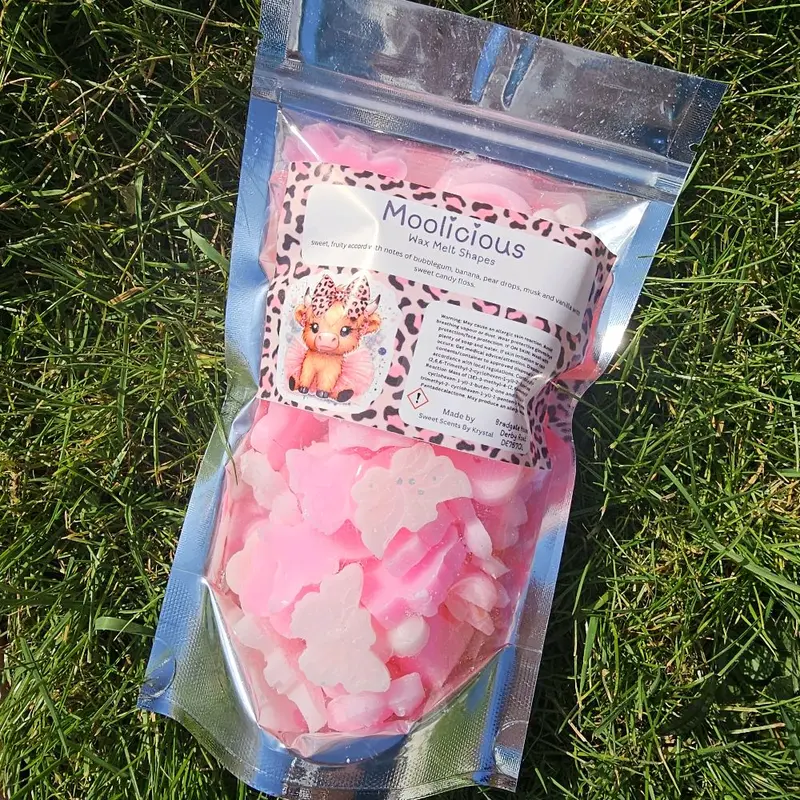 Wax Melt Shape Bags 100g Variety Scents - Assorted Colored Wax Melts in Clear Packaging for Creative Scents 4