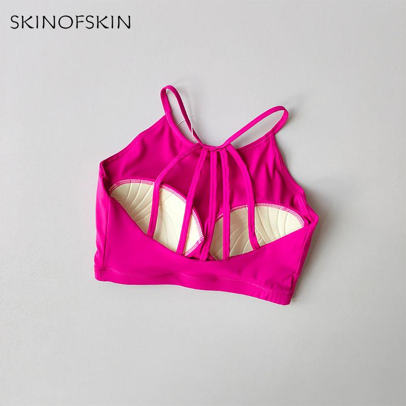 Product Introduction of Integrated Sports Bra Women's Beautiful Back High-intensity Running Gathering Anti Sagging Yoga Bra Quick Drying Fitness Vest 8