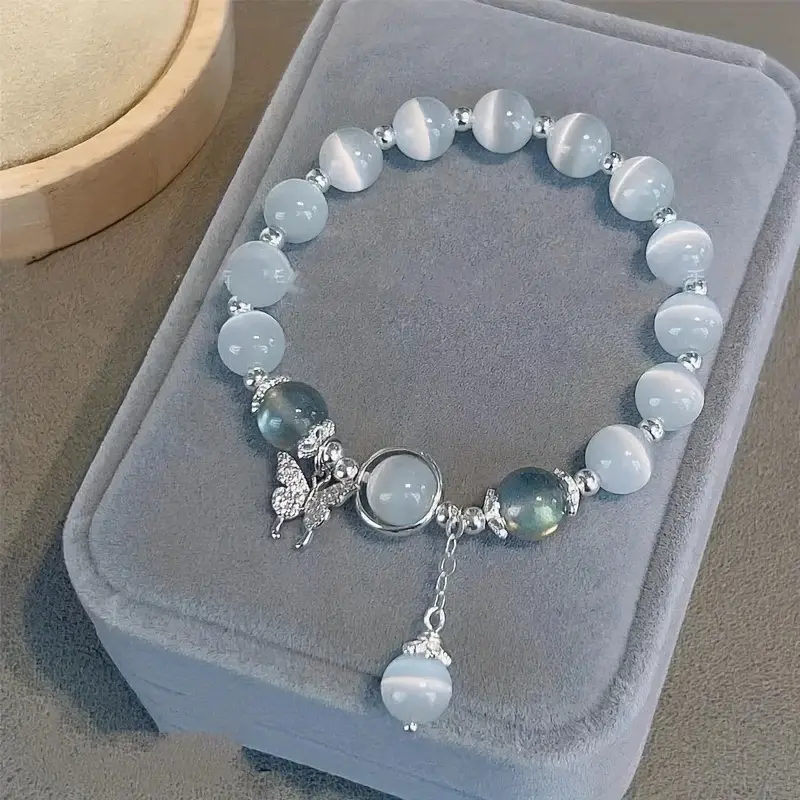 Bracelet - delicate butterfly embellishment Fine Gifts