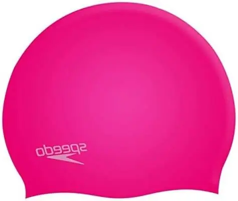 Junior Plain Moulded Silicone Swimming Cap 5