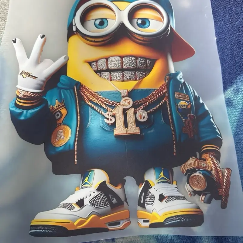 minions   Pattern Heat Transfer Stickers - Iron On Transfer Patch for Clothes, Bags 0