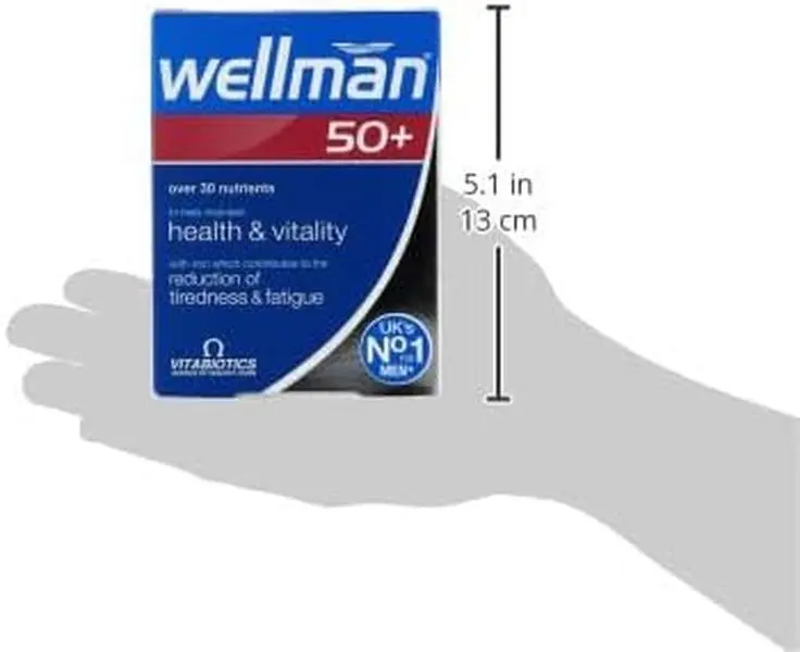 Vitabiotics Wellman 50+ Advanced Vitamin and Mineral Supplement 30 Tablets 2