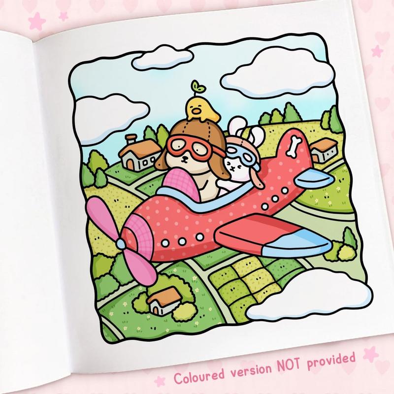 Product Introduction of Cozy Cuties: A Cute and Comfy Colouring Book for All Ages (Coco Wyo), by Coco Wyo 4