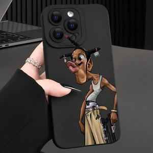 Cartoon Pattern Funny Phone Case, Full Body Shockproof Phone Protective Cover, Phone Accessories Compatible with iPhone 11 12 13 14 15 16 Pro Max