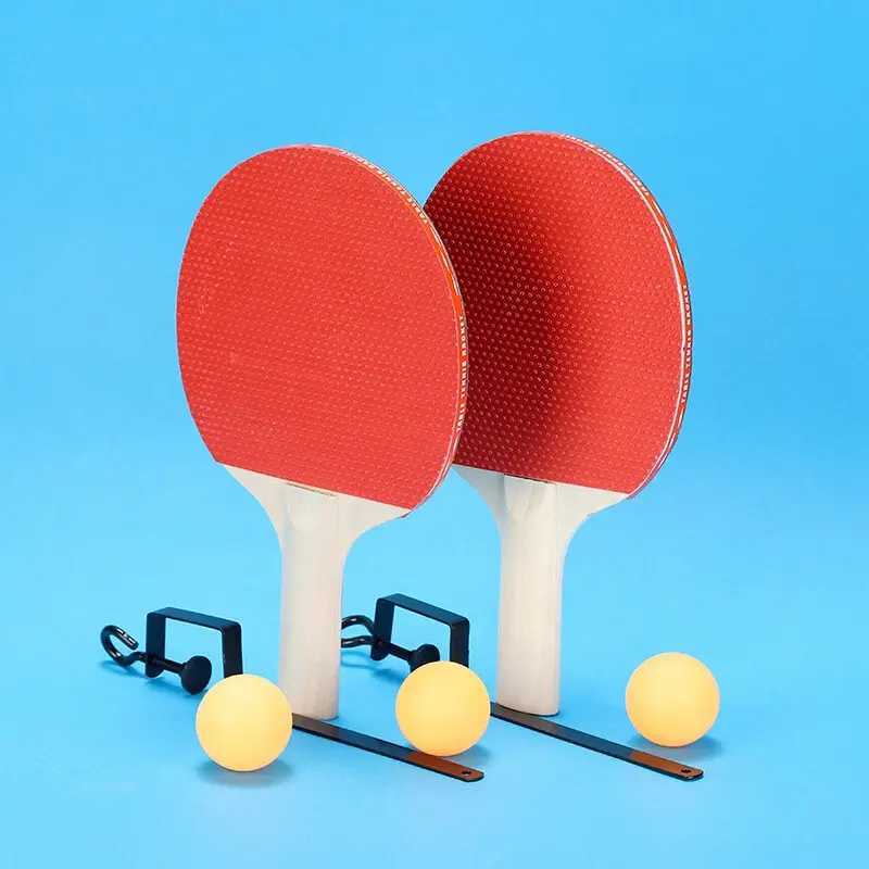 Complete Table Tennis Set With 2 Rackets 3 Balls And Net Hooks Perfect For Families And Players Who Want To Enjoy Hours Of Competitive Fun 5