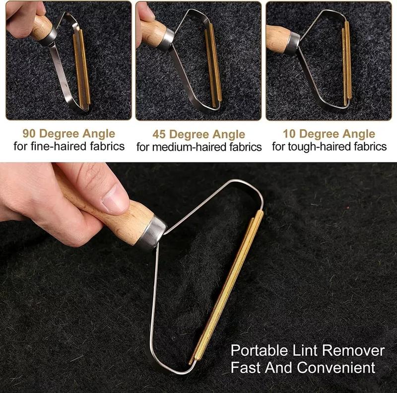 Portable Lint Remover Pet Fur Clothes Fuzz Shaver Jumper Trimmer Roller Reusable 2