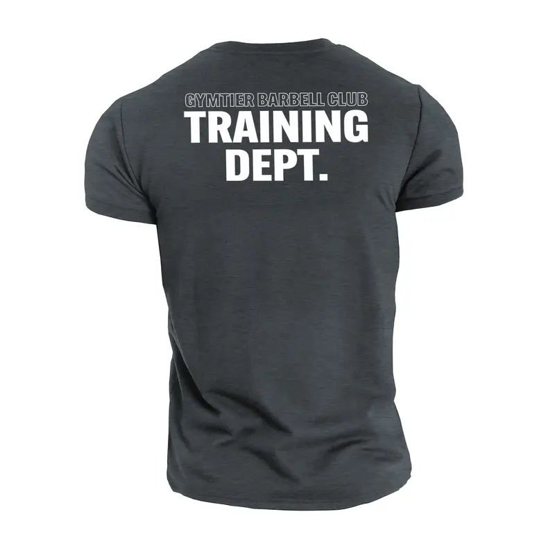Gymtier Barbell Club - Training Dept. - Gym T-Shirt 4