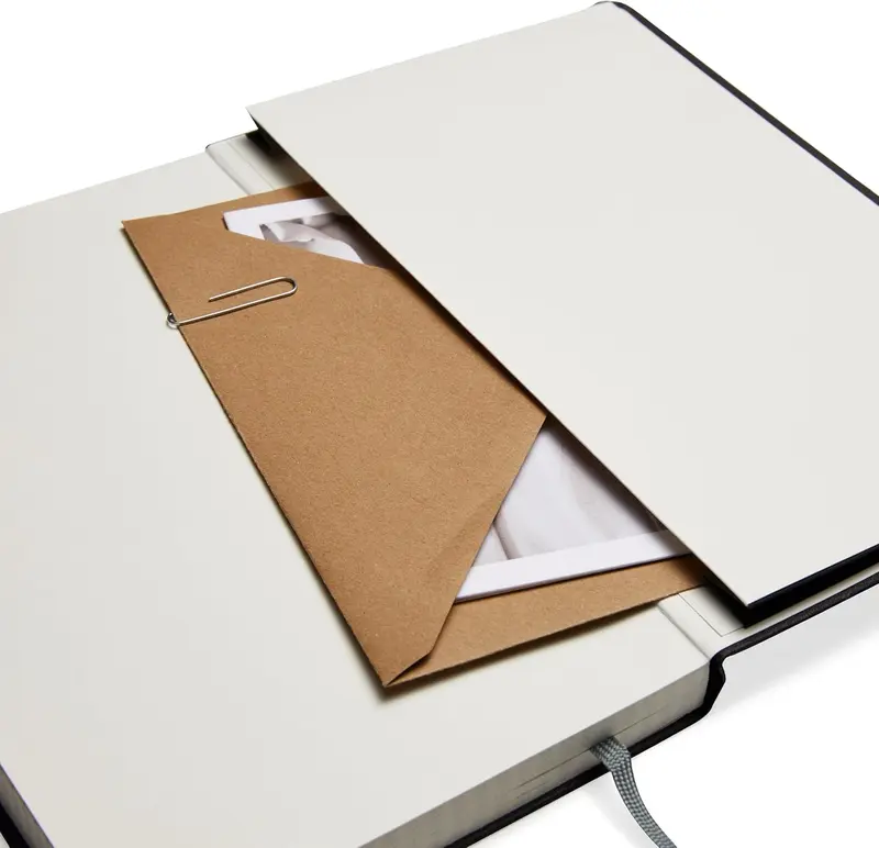 Classic Notebook, A5, Plain, Black, Classic Notebook, A5, Plain, Black 3