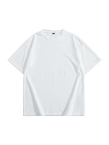 Men's Solid Round Neck Thin Tee, Loose Casual Short Sleeve Crew Neck T-shirt for Summer, Fashion Men's Top for Daily Wear