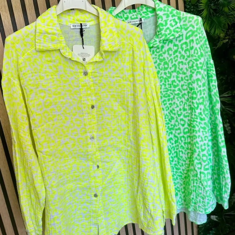 MissVboutique - “Tory” Leopard Shirt Cheesecloth Shirt