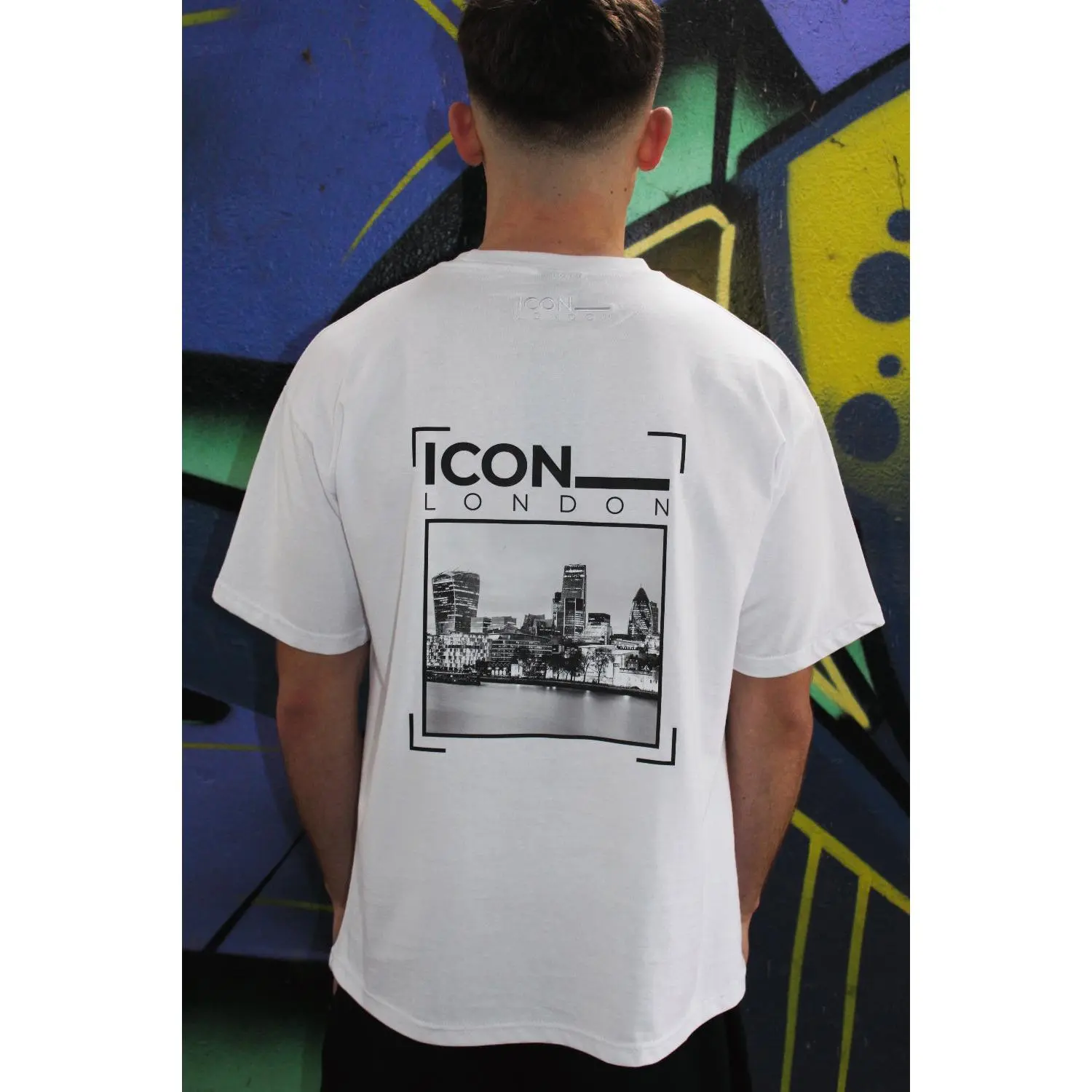 Icon White Signature Portrait T-shirt