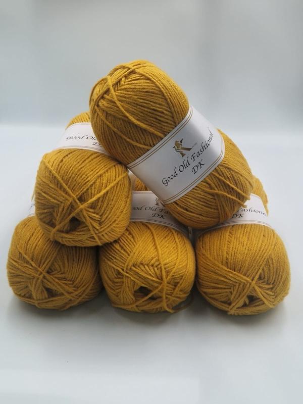 Product Introduction of Good Old Fashioned DK - 5 x 100g - 280 meters balls - 100% Acrylic 41 colours knitting crochet yarn 9