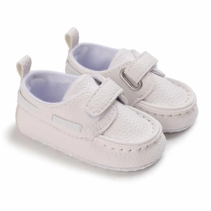 Newborn Baby Prewalker Girls Boys Casual Shoes Leather Non-Slip Soft-Sole Infant Toddler First Walkers 0-18M Baptism 1