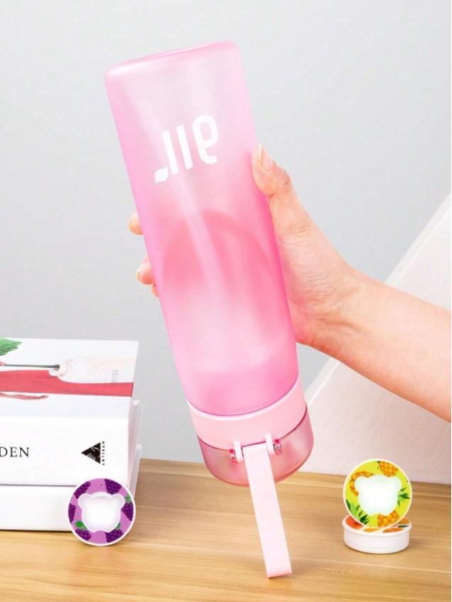 Product Introduction of 1pc Sports Water Bottle with Straw – Zero Sugar, Zero Calorie | Leak-Proof, Reusable Cup for Gym, Running, Outdoor Activities, and Sports Drinkware Tumbler Bottled Washable Mug Portable Pink 1