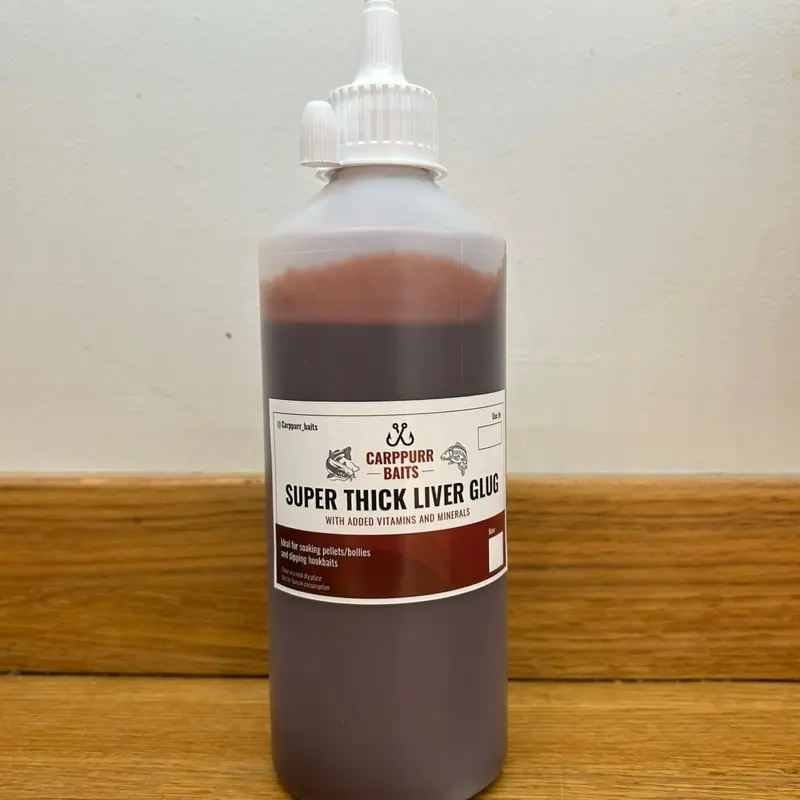 Carppurr baits super thick liver glug 100ml-500ml-1000ml for carp, catfish, sturgeon and course fishing 7