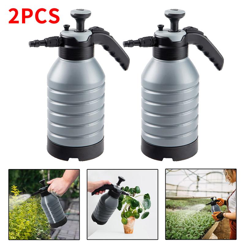 2pcs 2L Pressure Sprayer Car Wash Spray Bottle Hand Pump Water Plant Chemical 0