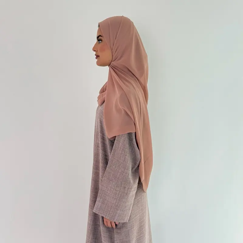 Closed Linen Abaya - Afia 2