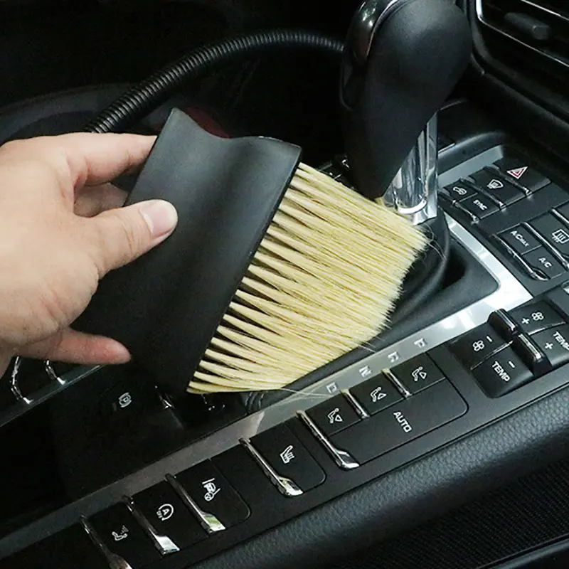 1 PCSDust Removal Brush Air Conditioning Outlet Car Wash Dust Collector Large Brush with Good Elasticity Cleaning Accessories 3