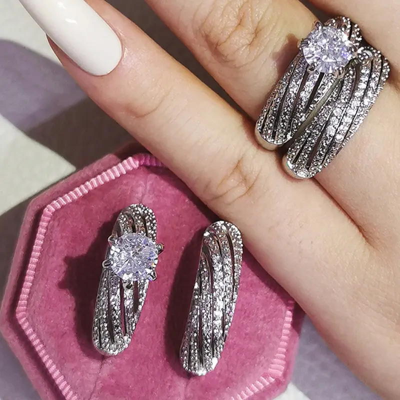 Stylish Engagement Rings for Women – Elegant Jewelry for Parties, Perfect for New Year & Valentine's Day 2