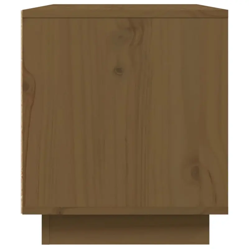 TV Cabinet Honey Brown 80x35x40.5 cm Solid Wood Pine 5