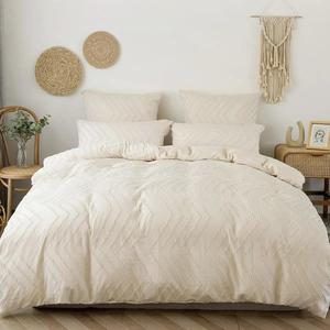 Geometric Pattern Duvet Cover Set, 3 Counts/set Including 1 Duvet Cover & 2 Pillowcases without Filler, Soft Comfortable Bedding Set for Home Bedroom