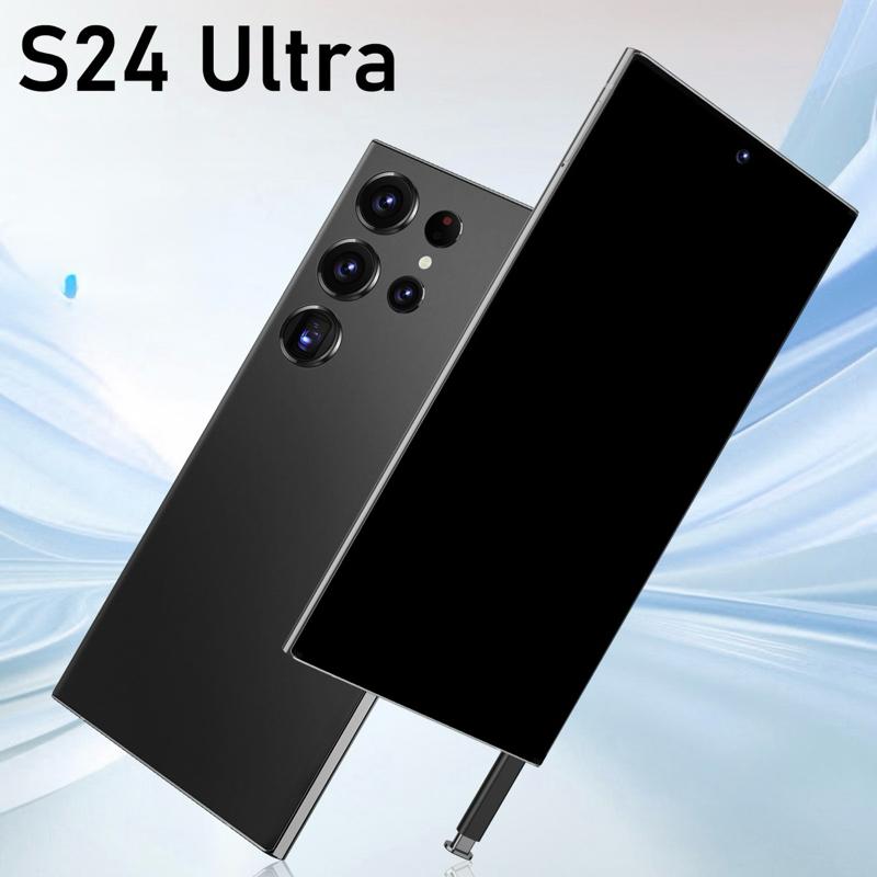 Product Introduction of S24 Ultra Smartphone with Stylus Pen | 6.6" Curved HD+ Display | 3GB RAM + 64GB | 4500mAh Battery | Global 4G LTE Charging Expandable Fingerprint Rear Screen Cellphone Card Camera 32