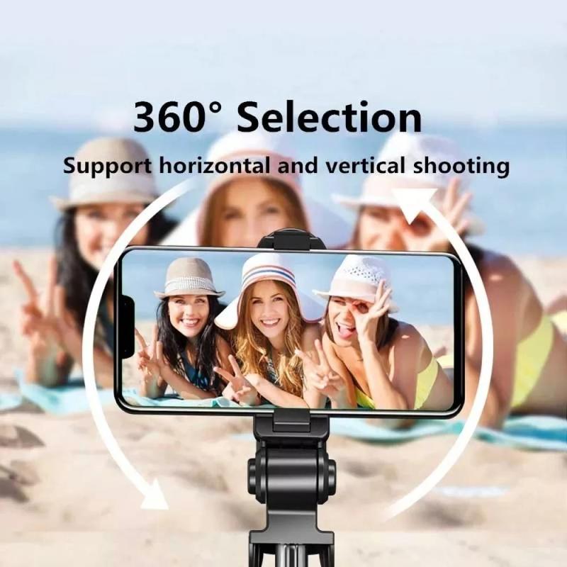 Flexible Tripod Holder Stand Selfie Stick With Bluetooth Remote For Mobile Phone 4