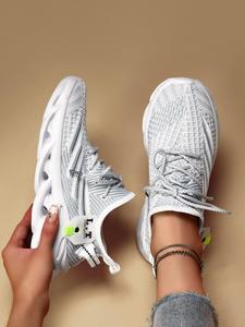 Women's Fashionable Breathable Lightweight Sneakers, Casual Comfortable Sports Running Shoes, All-match Basic Shoes for Daily Wear