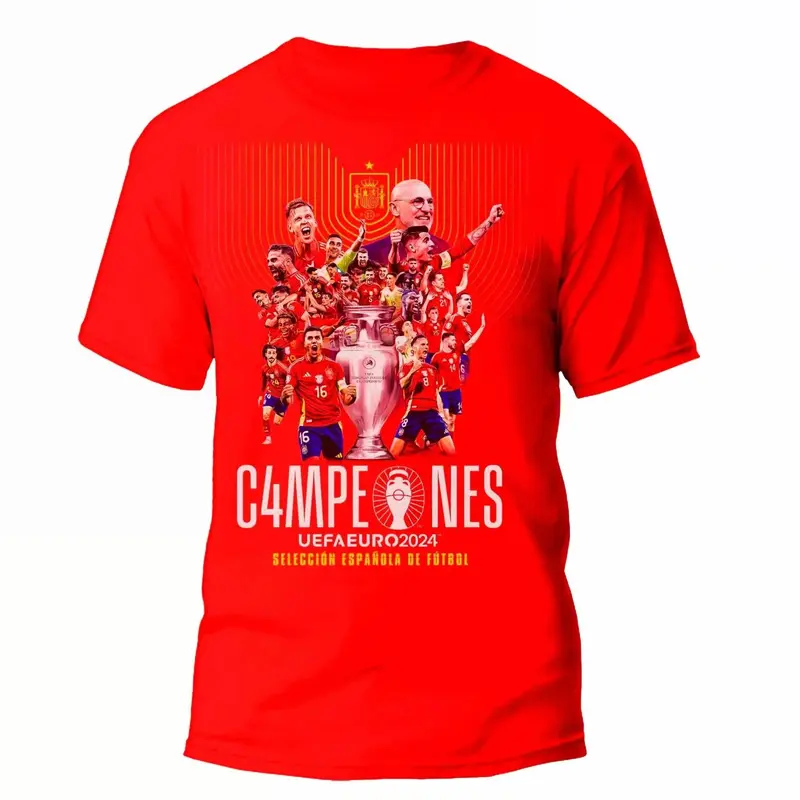 Camiseta Eurocopa T-Shirt - Campeones de Europa - Mundo Digital Actur Tienda 0