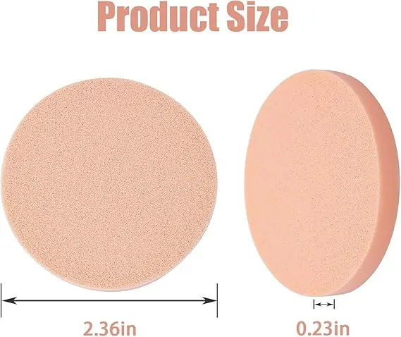 12 Pcs Makeup Sponges for Washing Face, Dry Wet Use - Facial Sponges 5