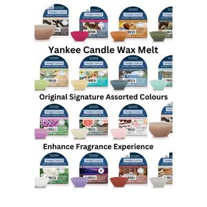 Yankee Candle   Original Signature Up to 8 Hours of Fragrance, 1 Count, Assorted Colours, Highly Scented, Lovers, Round Shape winter Decor Light Aroma Freshener Perfume Decoration Ornaments perfume Scented wax melts candle  wax