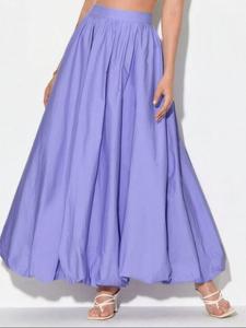 Women's Plain Skirt, Elegant Fashion Casual Long Skirt for Daily Outdoor Wear, Women Bottoms for All Seasons