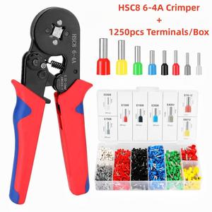 Multifunctional Wire Terminal Crimping Tool, 1 Set Wire Crimping Tool Kit, Wire Crimping Tool Kit with Box, Hardware, Hand Tools, Heavy Duty