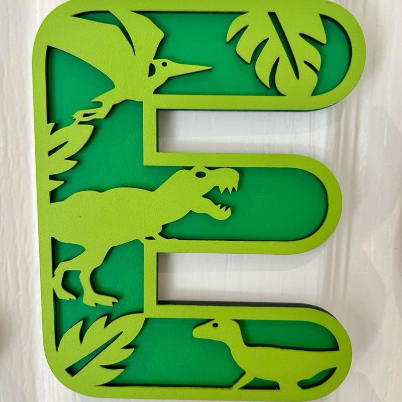 Personalised Dinosaur Name Sign, Nursery Room,  Dinosaurs Theme 1