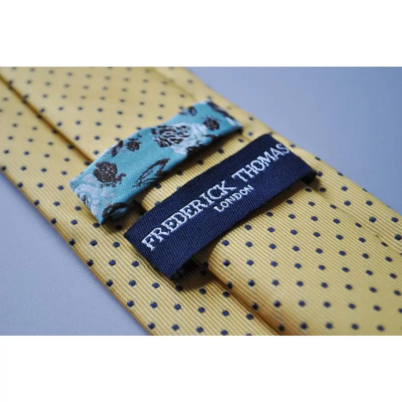 yellow gold with black pin spots tie 1