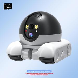 2K Wireless Remote Control Crawler Robot Camera, Remote App Control, Supports 2.4G Network, Mobile Car Needs To Switch To Mobile Mode